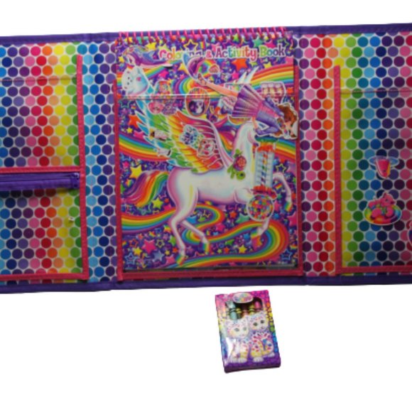 Lisa Frank  Trifold binder Unicorn - Picture 2 of 5